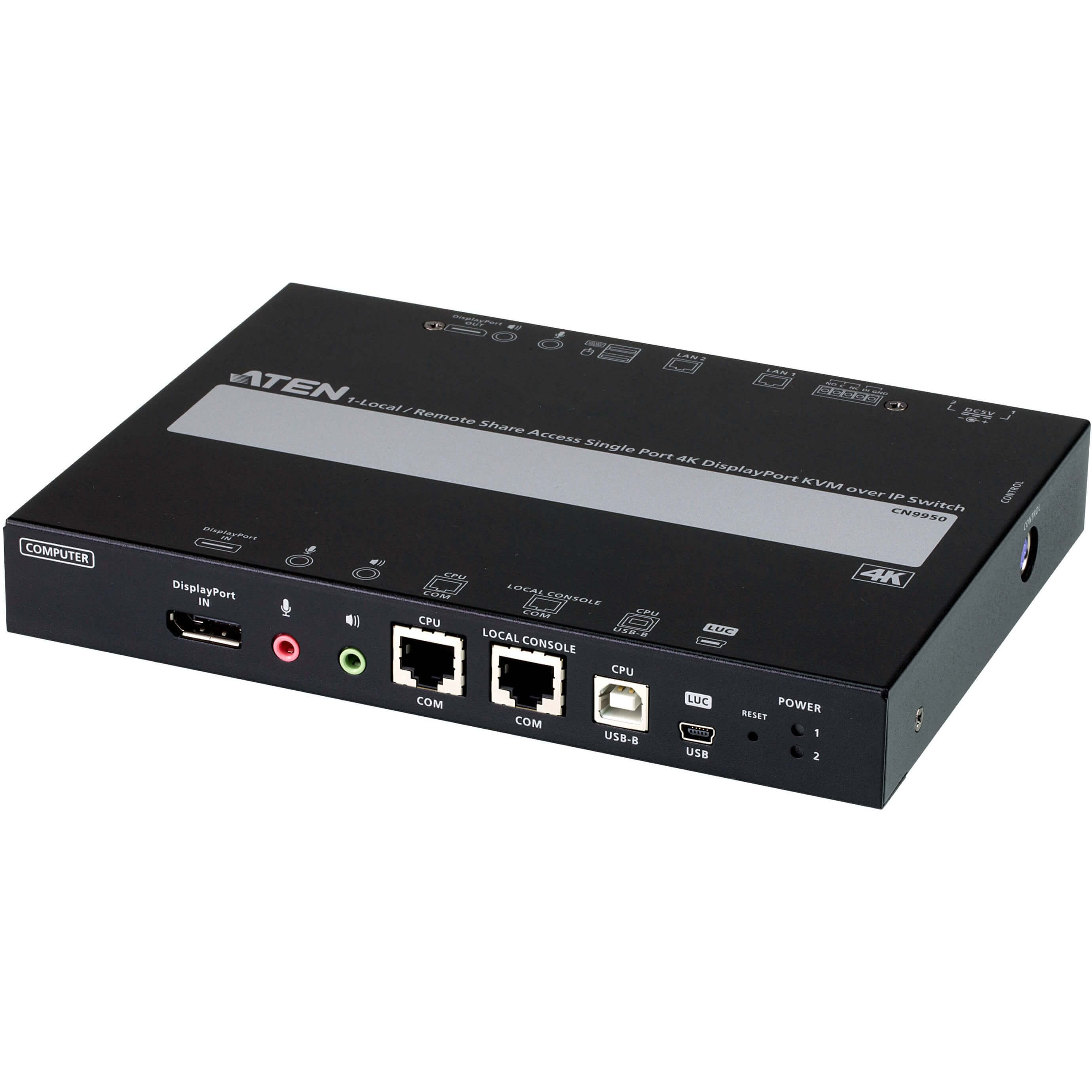   KVM extender   Solution dport console KVM DP 4K+ RS232 over IP CN9950-AT-G